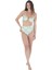 Mikonos Tab Underwire Top Kadın Yeşil Bikini Üst 1