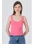 Pembe Kalın Askılı V Yaka Bluz 13293 2