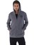Sider Zip Hood Erkek Gri Sweatshirt 1