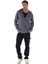 Sider Zip Hood Erkek Gri Sweatshirt 3