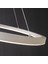 Sarkıt LED Avize Eliptik Üçgen 40 cm 4
