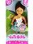 Cute Girl Kedi Figürlü Kumral Mini Bebek 5