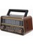 M-1940BT Radyo, Tf Kart ve Mp3 Oynatıcı, Şarj Edilebilir Hoparlörler Bluetooth Retro Tasarım Bluetooth Grey 2