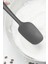 Kaşık Spatula, Isıya Dayanıklı Yanmaz Yapışmaz Tek Parça Silikon Kaşık Spatula 27CM Antrasit 4