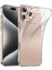 iPhone 16 Pro Max Kılıf Metal Tuşlu Kamera Korumalı Silikon Şeffaf Arka Kapak 1