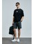 Helıx Modern Grafik T- Shirt Siyah 1