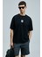 Helıx Modern Grafik T- Shirt Siyah 2