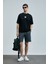 Helıx Modern Grafik T- Shirt Siyah 4