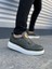 JY161 Hippo Lastik Detaylı Erkek Günlük Sneaker - Haki 1