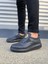 JY161 Hippo Lastik Detaylı Erkek Günlük Sneaker - Siyah 2