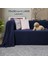 Kaymaz Koltuk Örtüsü Çift Taraflı Mikrofiber Şönil 175X350 cm XLARGE- Lacivert – Kedi Köpek ve Çocuk Dostu 1