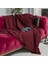 Kaymaz Koltuk Örtüsü Çift Taraflı Mikrofiber Şönil 175X350 cm XLARGE- Bordo – Kedi Köpek ve Çocuk Dostu 2