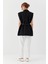 Oversize Blazer Yelek Sıyah 5