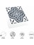 Decohandy Pvc Duvar Karosu 30X30CM 4'lü Paket - Çini Desen 0,36M2 2