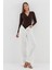 Çıtçıtlı Bluz Kahve 2