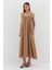 Ip Askılı Keten Elbise Vızon 4