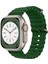 Apple Watch 2/3/4/5/6/7/8/9/se/se2 38MM 40MM 41MM Uyumlu Silikon Loop Kordon 1