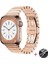 Rose Çelik Bakla Model Akıllı Saat Kordon (42-49 mm Arası ile Uyumludur.) 1