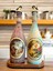 Özel Tasarım Vintage Desenli Sunum Stantlı Zeytinyağı Sıvıyağ Şişesi 2'li 750 ml 1
