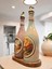 Özel Tasarım Vintage Desenli Sunum Stantlı Zeytinyağı Sıvıyağ Şişesi 2'li 750 ml 4