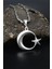 Ay Yıldızlı (Ayyıldızlı) 925 Ayar Gümüş Kolye Kral Zincir 2mm 901851 1