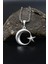 Ay Yıldızlı (Ayyıldızlı) 925 Ayar Gümüş Kolye Kral Zincir 2mm 901851 2