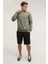 4m M-SN75 Bsc C Neck Sw 4fx A Hakı Erkek Sweatshirt 3