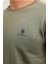 4m M-SN75 Bsc C Neck Sw 4fx A Hakı Erkek Sweatshirt 4