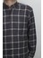 Fistan Store Erkek Ekose Kareli Klasik Rahat Kalıp Tek Cepli Kışlık Kaşmir Gömlek 2