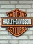 Harley-Davidson Logo 50 x 50 cm Harley-Davidson Logosu | Harley-Davidson Marka Logosu | 3D Harley-Davidson Logo 1