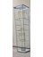 Artinoks Cam Vitrin Gümüşlük Büfe Camlı Koleksiyon Vitrini Detolf Cam Vitrin Teşhirvitrin 3ledli /(Işıklı) 3