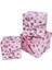Pembe Sakura Desenli 3'lü Hediye, Kutusu Seti | Mini Kutu Seti 2