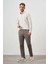 Erkek Haki Yazlık Pamuk Yan Cep Slim Fit Chino Pantolon 4