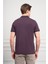 Erkek Mürdüm Basic Polo Yaka Dynamic Fit T-Shirt 5