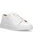 152-17494 Erkek Hakiki Deri Klasik Sneaker Beyaz 2