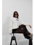Baskılı Sıfır Yaka Oversize Sweatshirt 1