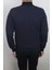 Fistan Store Erkek Düz Spor Dar Kalıp Hakim Yaka 3 Iplik Şardonlu Fermuarlı Kışlık Sweat 4