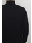 Fistan Store Erkek Düz Spor Dar Kalıp Hakim Yaka 3 Iplik Şardonlu Fermuarlı Kışlık Sweat 5