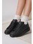 Samira Premium Ortopedik Siyah Kadın Sneaker 1