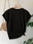 Anneler Günü Baskılı T-Shirt - Siyah 3