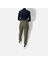 Haki Slim Fit Yüksek Bel Pantolon 3