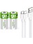 USB Şarjlı D Pil 2 Li Set 1.5V 12000MAH Lityum Şarjlı D Pil Batarya 1200 Şarj Döngüsü 1