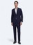 Saks Düz Modern Fit Yün Karışımlı Takım Elbise 1