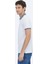 Beyaz Polo Yaka Pamuk Karışımlı T-Shirt 3