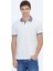 Beyaz Polo Yaka Pamuk Karışımlı T-Shirt 1