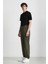Jogger Pantolon Beli Bağcıklı Cepli Düz Paça D8641AX24AU 3
