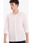 Regular Fit Polo Yaka Keten Yazlık Uzun Kollu Gömlek E1729AX25SP 2