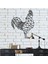Rooster Metal Duvar Dekor 1