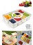 8 Bölmeli Taşınabilir Kilit Kapaklı Saklama Kabı Kahvaltılık Organizer Piknik Seti Gıda Kutusu 1