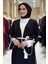 Fiyonk Detaylı Abaya Elbise Takım 3955 Siyah 4
